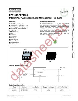 FPF1005 datasheet  